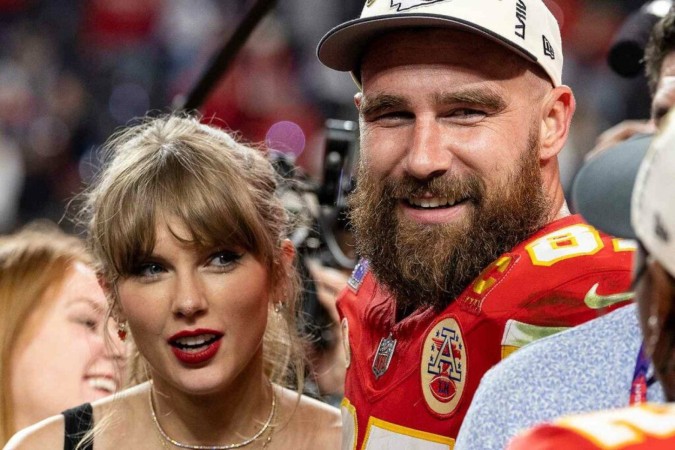Luxo, discrição e sem holofotes: Taylor Swift e Travis Kelce planejam casamento intimista -  (crédito: Observatório dos Famosos)