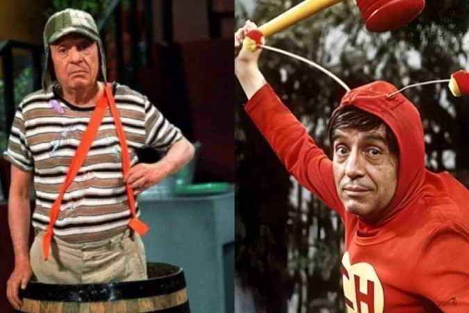 Chapolin e Chaves voltam a ser exibido no SBT -  (crédito: Observatório dos Famosos)