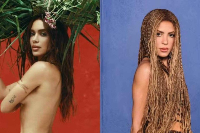 Anitta surpreende e anuncia parceria musical com Shakira -  (crédito: Observatório dos Famosos)