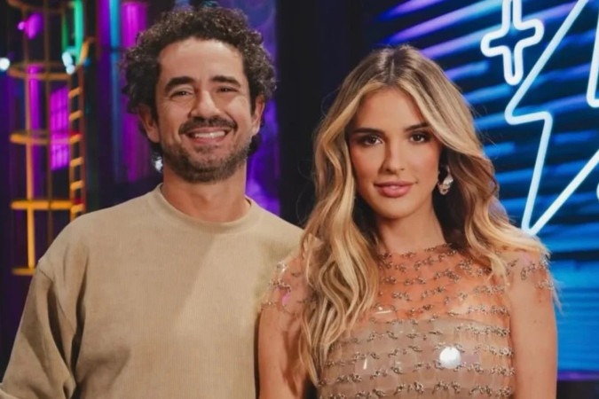 Felipe Andreoli e Rafa Brites comandam nova temporada do Canta Comigo na Record -  (crédito: Obeservatório da TV)