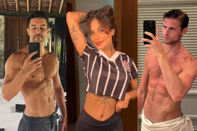 Famosos que se arrependeram de criar conteúdo adulto e ainda sofrem com vazamento de nudes -  (crédito: Observatório dos Famosos)