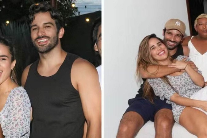 Após Wanessa Camargo assumir namoro, cantora surge agarrada a ator -  (crédito: Observatório dos Famosos)