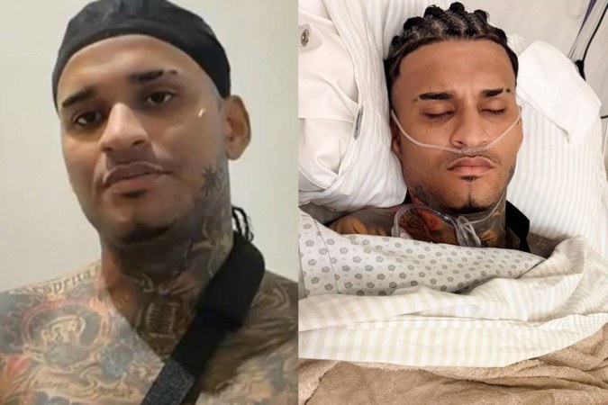 Anderson Neiff quebra o silêncio após realizar cirurgia ao ser baleado: “Parecia um murro nas minhas costas” -  (crédito: Observatório dos Famosos)