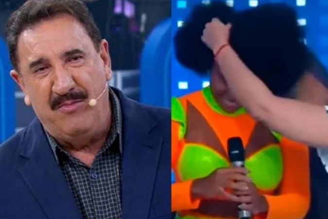 Ratinho fecha acordo em ação por racismo movida por bailarina na Justiça -  (crédito: Observatório dos Famosos)