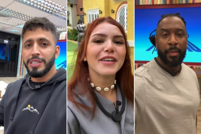 Jovan, Marina e Skova estão na reta para serem eliminados do reality Casa do Patrão -  (crédito: Obeservatório da TV)