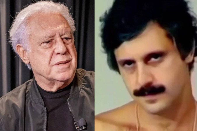 Antonio Fagundes já surgiu pelado na TV? Cena antiga do ator já viralizou na web -  (crédito: Observatório dos Famosos)