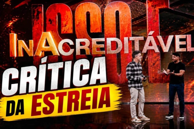 Isso é Inacreditável não é um quadro ideal para o Domingão com Huck -  (crédito: Obeservatório da TV)