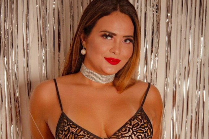 Geisy Arruda posa de lingerie transparente e avisa: “treinando para casar” -  (crédito: Observatório dos Famosos)