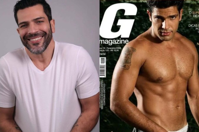 Ator de Quem Ama Cuida relembra quando posou pelado na revista G Magazine -  (crédito: Observatório dos Famosos)