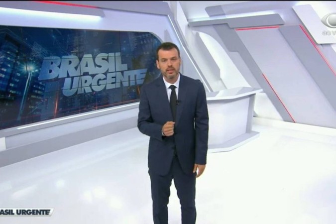 Apresentador Joel Datena deixa temporariamente o comando do Brasil Urgente -  (crédito: Obeservatório da TV)