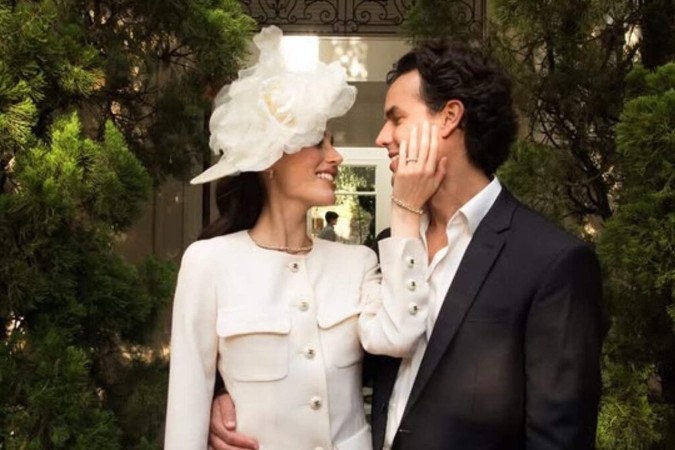 Ex-marido de Marina Ruy Barbosa oficializa casamento com influenciadora em cerimônia reservada -  (crédito: Observatório dos Famosos)