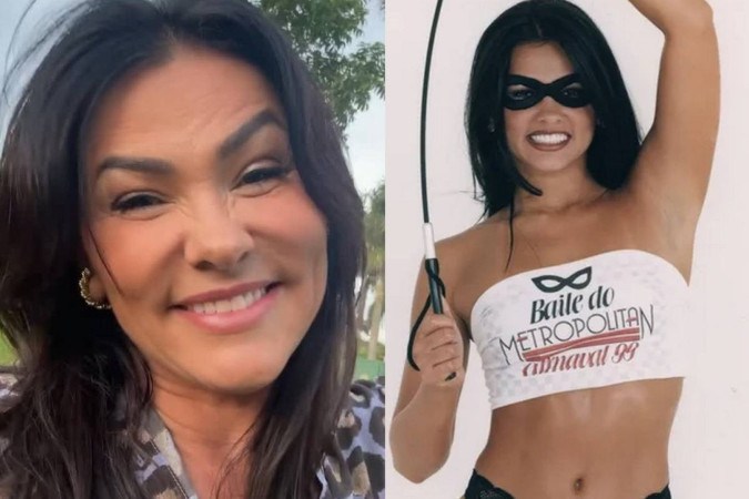 Ex-Tiazinha acredita que personagem seria rejeitada nos dias atuais: “Hipersexualização” -  (crédito: Observatório dos Famosos)