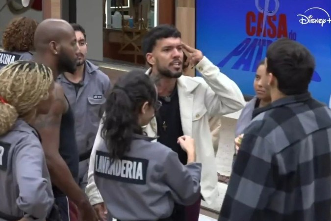 Confusão na Casa do Patrão: dieta do ovo gera briga e acusações de covardia -  (crédito: Obeservatório da TV)