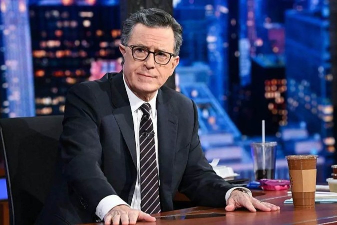 Stephen Colbert se despede: The Late Show chega ao fim em meio a polêmica com Trump -  (crédito: Obeservatório da TV)