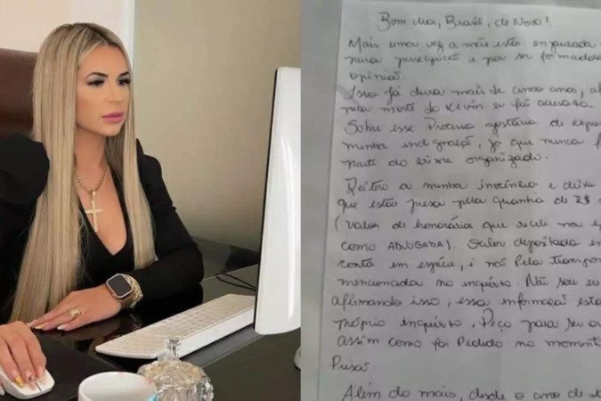Diretamente da cadeia, Deolane Bezerra escreve nova carta e alega perseguição: Mais uma vez, a mãe está enjaulada -  (crédito: Observatório dos Famosos)