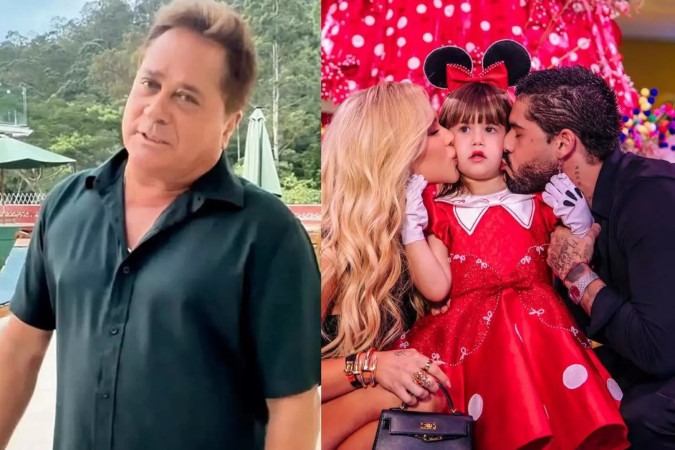 Equipe de Leonardo se pronuncia sobre ausência do cantor no aniversário da filha de Virginia e Zé Felipe -  (crédito: Observatório dos Famosos)