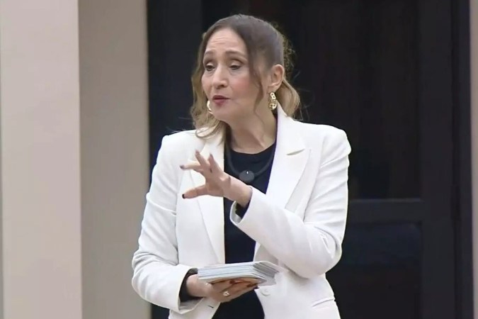 Sonia Abrão invade Casa do Patrão e bagunça o jogo -  (crédito: Obeservatório da TV)
