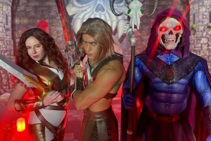 He-Man estrela edição especial de câmera escondida no Programa Silvio Santos -  (crédito: Obeservatório da TV)