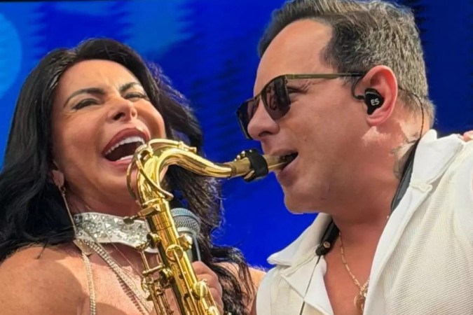 Gretchen revela mudanças na vida sexual após cirurgias íntimas com o marido -  (crédito: Observatório dos Famosos)