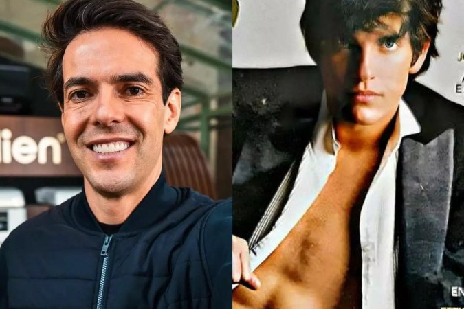 Kaká: ensaio de sósia do ex-jogador nu para G Magazine volta à tona na web -  (crédito: Observatório dos Famosos)