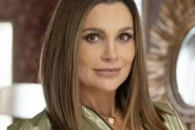 Flávia Alessandra fez preenchimento labial em Quem Ama Cuida? -  (crédito: Observatório dos Famosos)