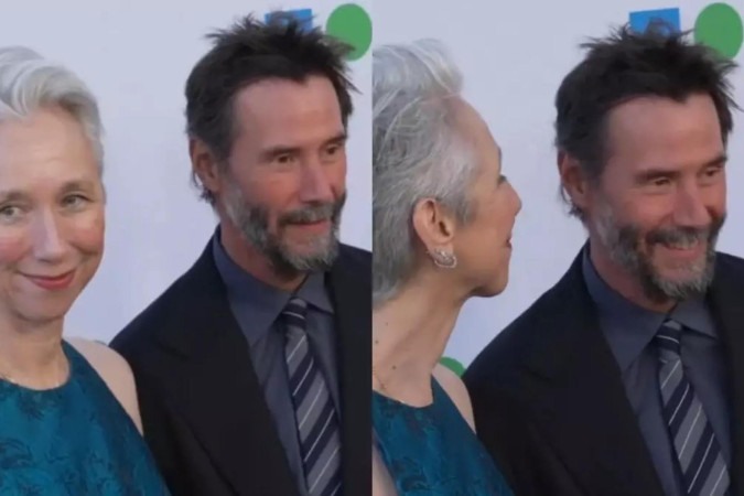 Saiba quem é Alexandra Grant, a atual namorada de Keanu Reeves -  (crédito: Observatório dos Famosos)