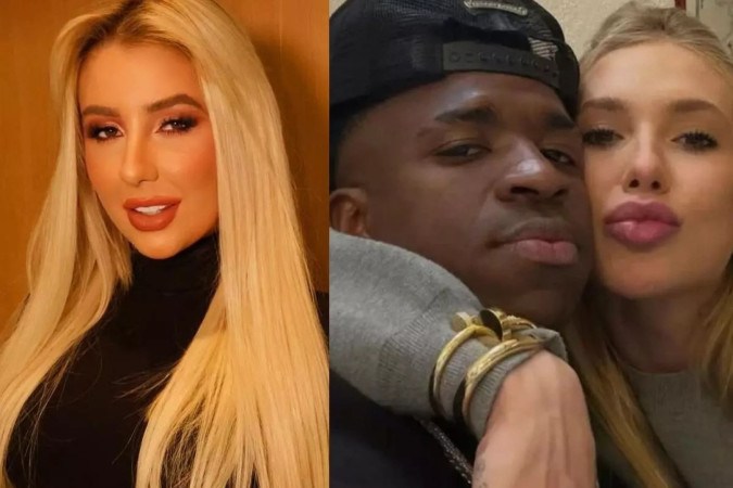Modelo apontada como pivô do fim do namoro entre Vini Jr. e Virginia relata prejuízo na carreira -  (crédito: Observatório dos Famosos)