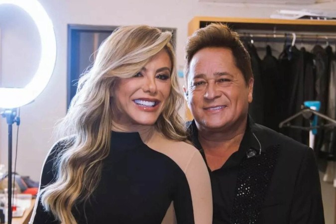 3 vezes que o cantor Leonardo expôs sua intimidade com Poliana Rocha e deu o que falar -  (crédito: Observatório dos Famosos)