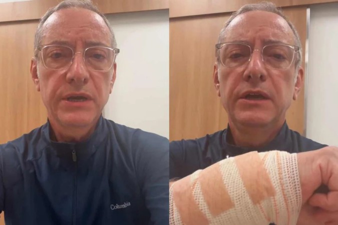 José Roberto Burnier atualiza quadro de saúde depois de incidente com pitbull -  (crédito: Obeservatório da TV)