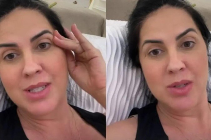 Graciele Lacerda revela drama vivido com a filha e procedimento médico urgente: “Não dormi” -  (crédito: Observatório dos Famosos)