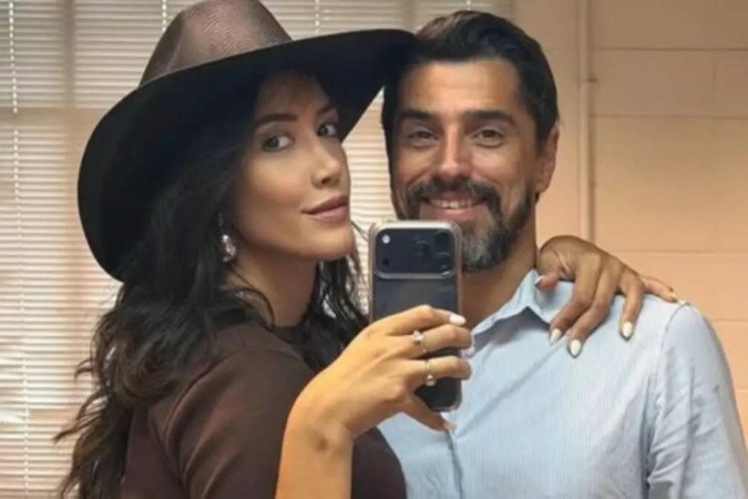 Esposa de Alberto Cowboy se manifesta após áudio de discussão vazar e lamenta exposição -  (crédito: Observatório dos Famosos)