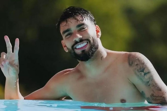 Supostos nudes de Lucas Paquetá voltam a repercutir em meio à Copa do Mundo 2026 -  (crédito: Observatório dos Famosos)