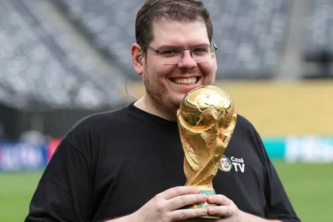 Transmissões da CazéTV na Copa alcançam bons números, mas ficam atrás da Globo -  (crédito: Obeservatório da TV)