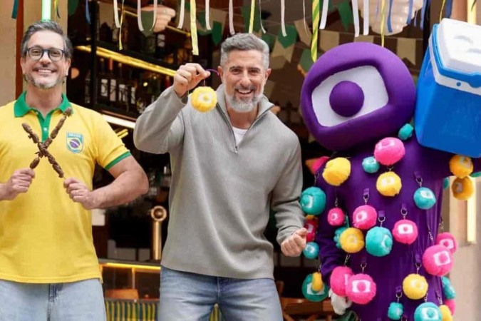 Experiência na Copa inspira Marcos Mion a querer Caldeirão mais dinâmico -  (crédito: Obeservatório da TV)