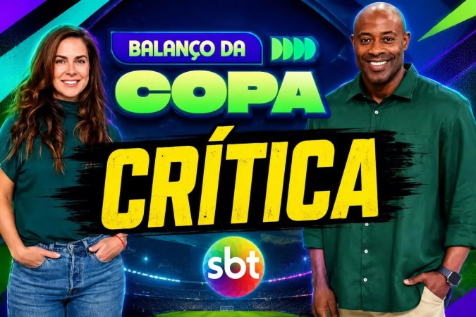 Balanço da Copa aposta em informação e resenha, mas ainda busca uma identidade própria no SBT -  (crédito: Obeservatório da TV)
