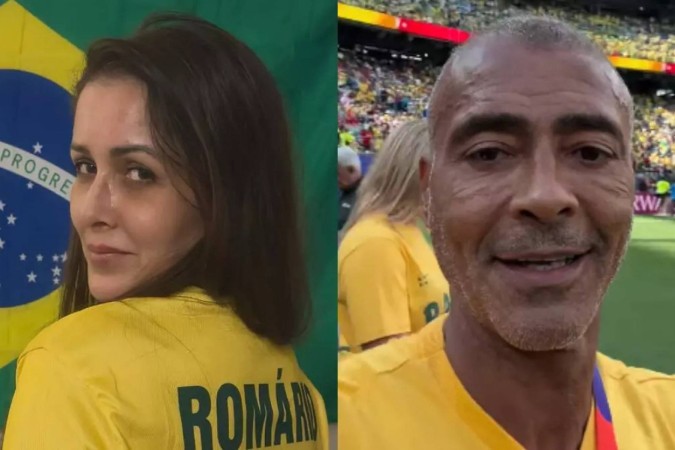 Nana Gouvêa fala sobre affair com Romário e diz que se sentiu exposta após repercussão -  (crédito: Observatório dos Famosos)