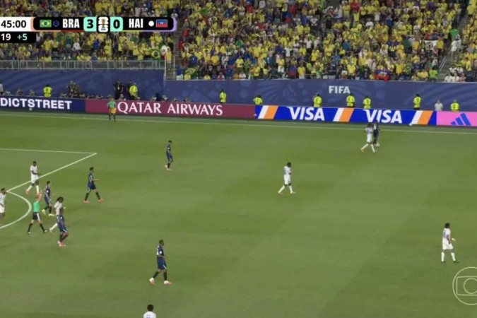Brasil x Haiti bate recordes de audiência na Globo e faz CazéTV entrar para a história do YouTube -  (crédito: Obeservatório da TV)
