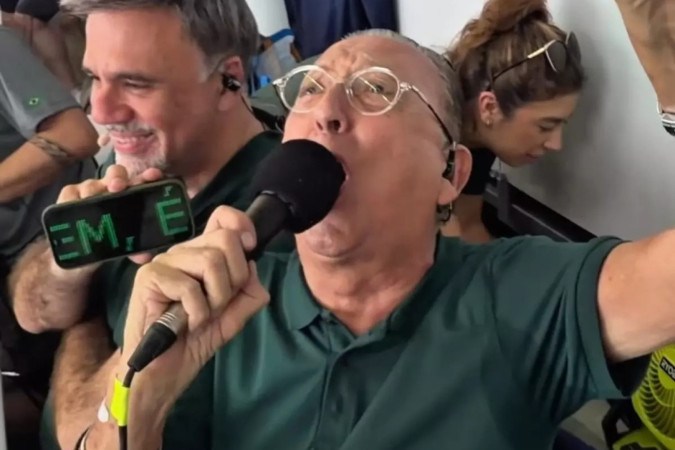 Com emoção, Galvão Bueno narra o centésimo gol da Seleção em Copas do Mundo -  (crédito: Obeservatório da TV)