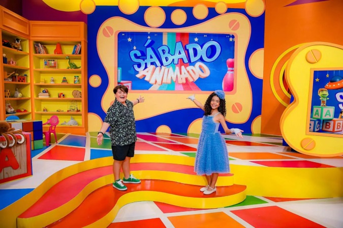 Novos apresentadores enfrentam desafio no Sábado Animado: “As crianças já não ligam mais para isso” -  (crédito: Obeservatório da TV)