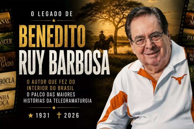 Benedito Ruy Barbosa deixa um legado que transformou o Brasil rural em protagonista da teledramaturgia -  (crédito: Obeservatório da TV)
