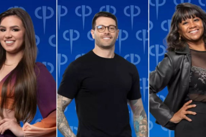 Bianca, Jackson e Sheila disputam permanência no 13º Tá na Reta da Casa do Patrão -  (crédito: Obeservatório da TV)