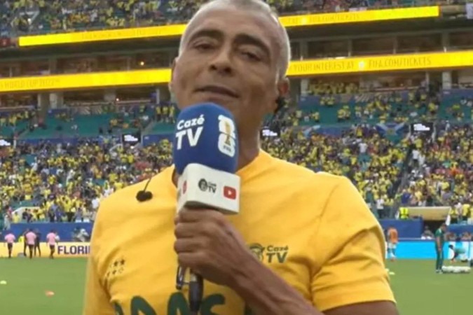 Cachê de Romário na CazéTV é alvo de bloqueio judicial -  (crédito: Obeservatório da TV)