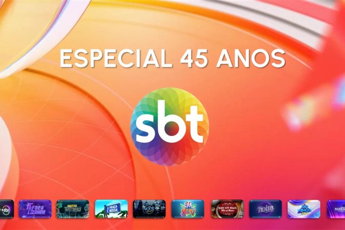 SBT prepara programação especial para celebrar seus 45 anos -  (crédito: Obeservatório da TV)