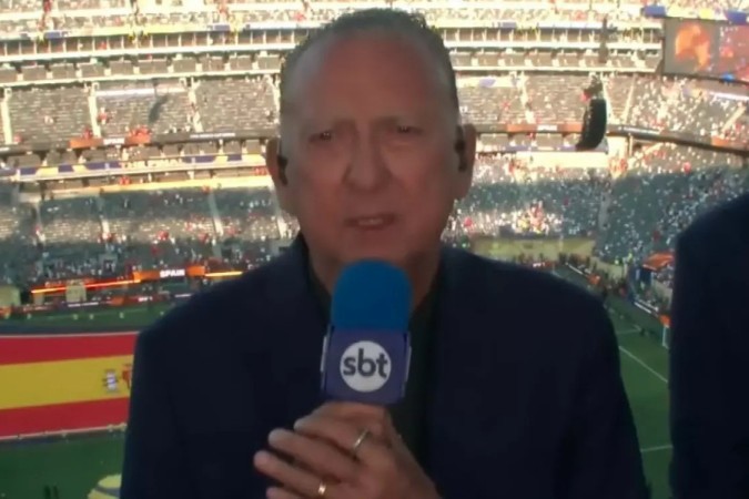 Galvão Bueno encerra trajetória como narrador em Copas do Mundo com homenagem do SBT -  (crédito: Obeservatório da TV)