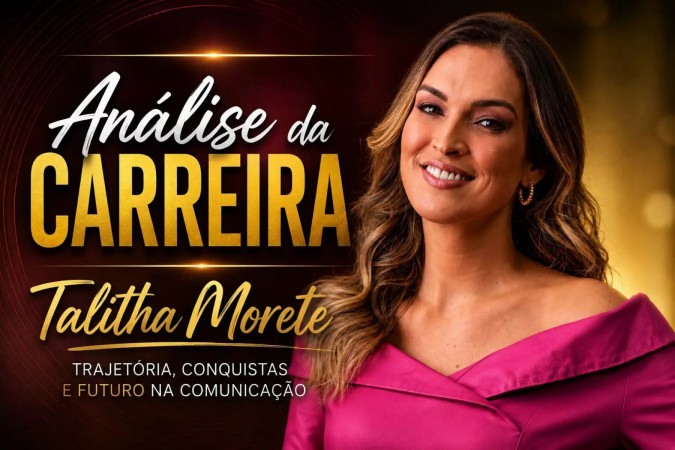 Talitha Morete: a apresentadora que conquistou seu espaço na Globo com discrição, competência e naturalidade -  (crédito: Obeservatório da TV)