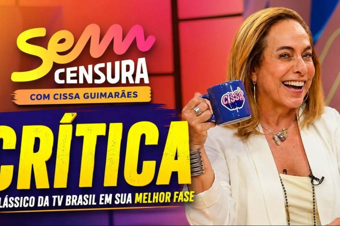 Sem Censura com Cissa Guimarães: a reinvenção de um clássico que devolveu relevância à TV Brasil -  (crédito: Obeservatório da TV)