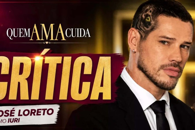 José Loreto traz frescor a trama de Pilar Brandão em Quem Ama Cuida e faz de Iuri uma das maiores surpresas da novela -  (crédito: Obeservatório da TV)