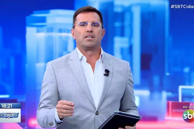 Liberdade de Bocardi marca estreia do SBT Cidades e expõe contraste com caso Leo Dias -  (crédito: Obeservatório da TV)