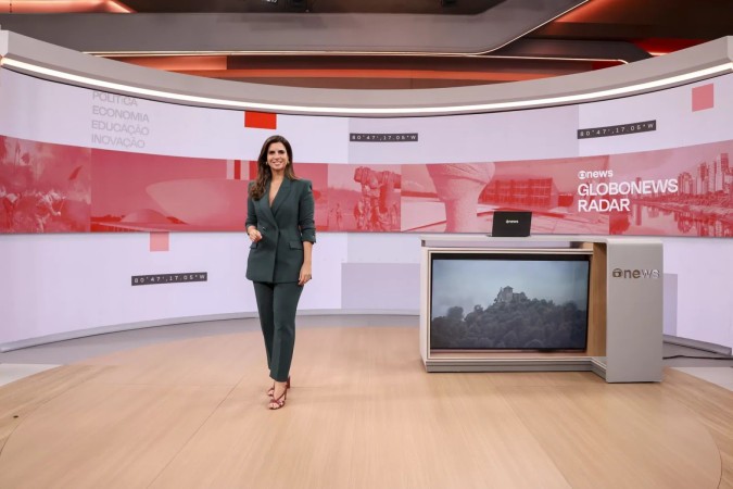 Novos estúdios da GloboNews têm estreia marcada por problemas técnicos e audiência estável -  (crédito: Obeservatório da TV)