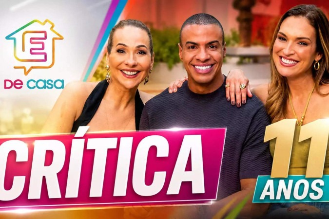 É de Casa completa 11 anos entre mudanças, críticas e a consolidação das manhãs de sábado da Globo -  (crédito: Obeservatório da TV)